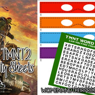 TMNT Activity Sheets