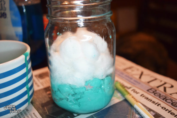 Add second cotton layer DIY BFG Dream Jars #TheBFG #DIY