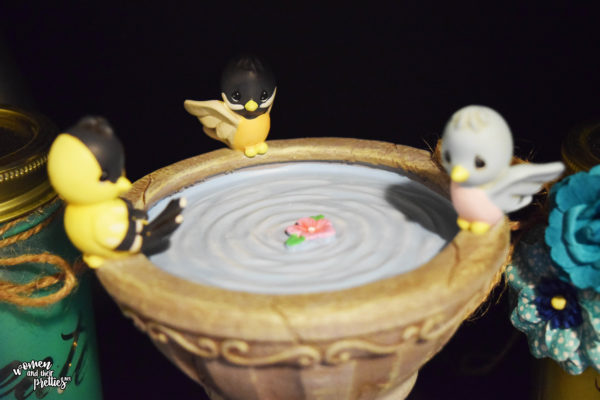 Precious Moments Musical Fountain Birds