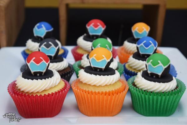 Voltron Heros Helmets Cupcakes