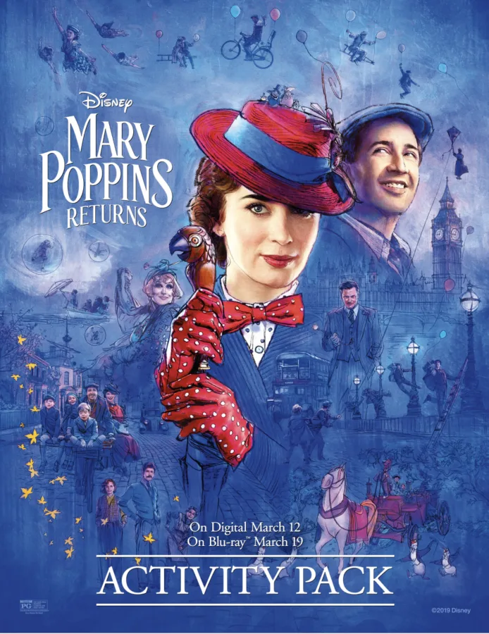 Free Mary Poppins Returns Activity Pages