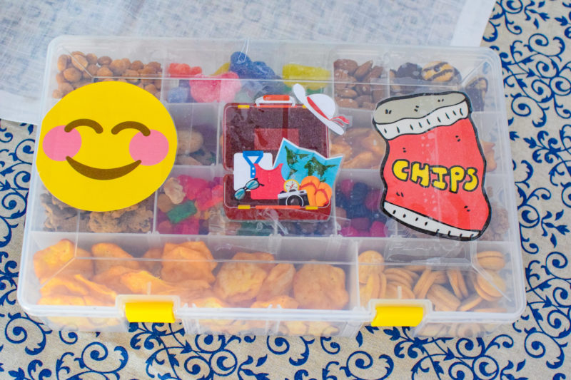 DIY Road Trip Snack Box