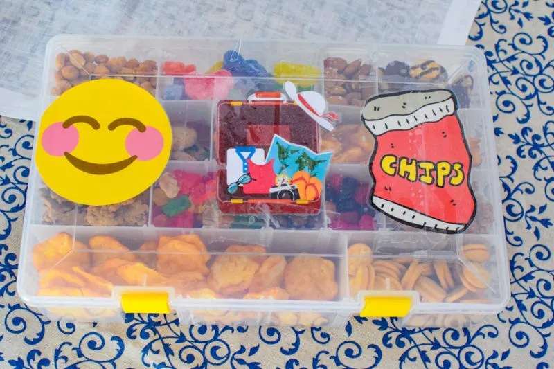 DIY Road Trip Snack Box