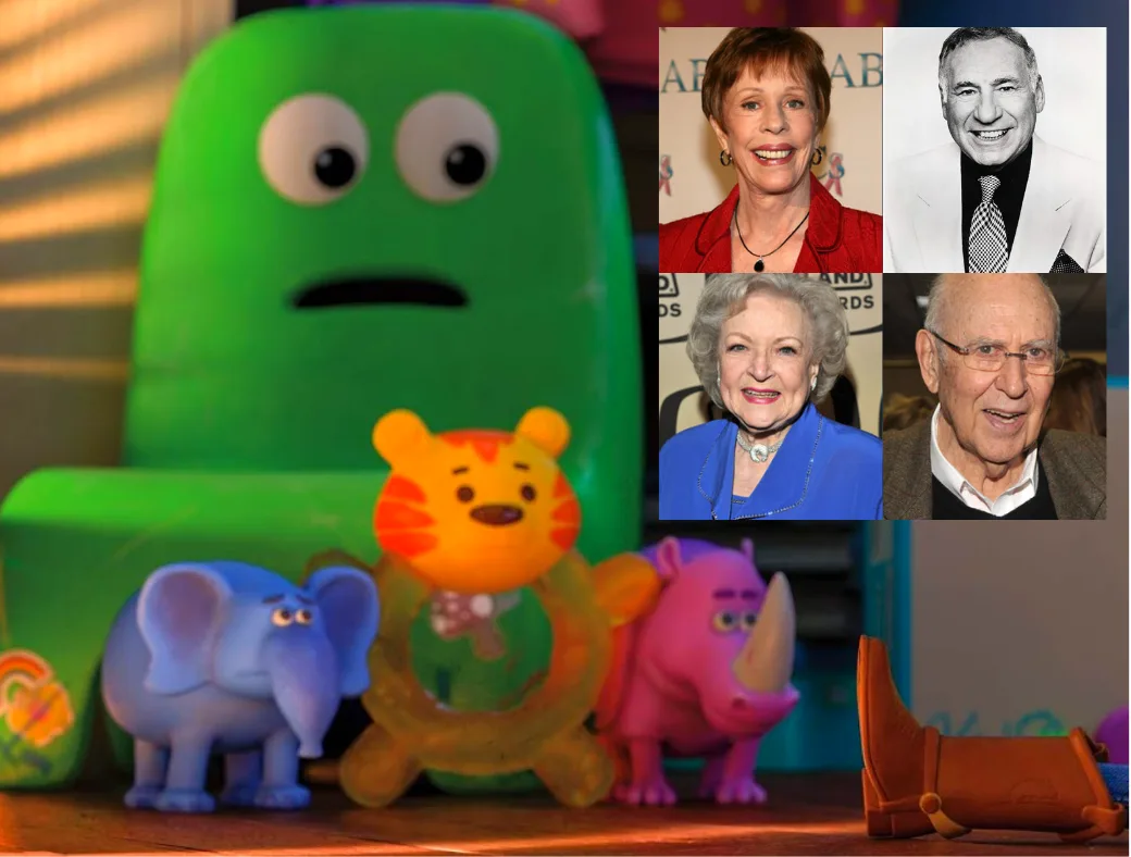 Toy Story 4 Comedians - Betty White, Carol Burnett, Mel Brooks, Carl Reiner