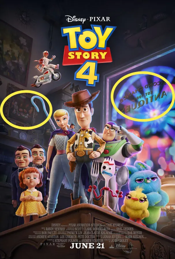 Toy Story 4 Easter Eggs Poster