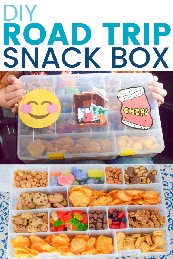 This family road trip essentials and DIY Road Trip Snack Box that will make your trip more about the journey than the destination.