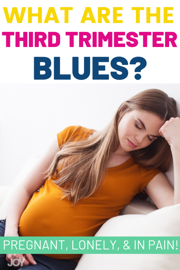 pregnant lonely in pain third trimester