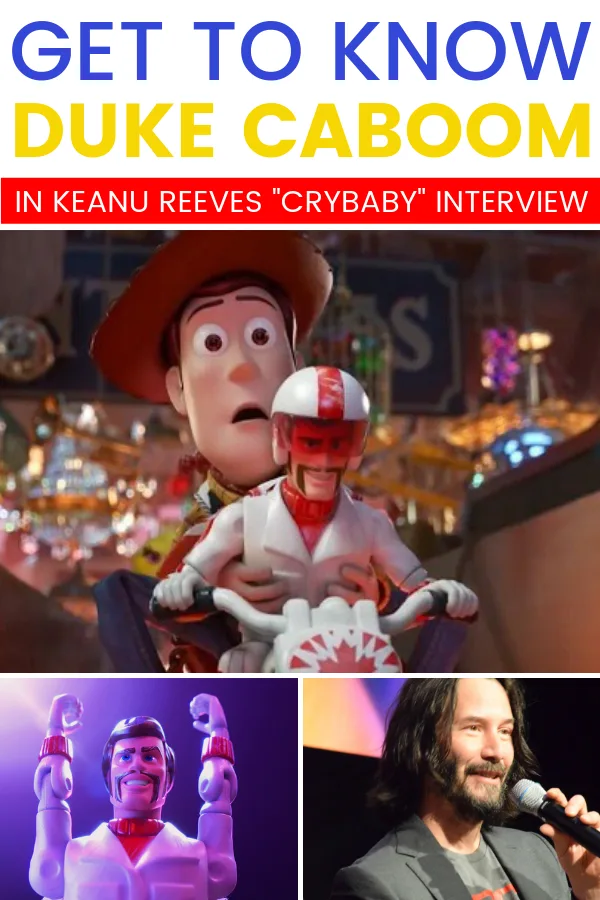 Are you wondering: Who Is Duke Caboom? How did he become a lost toy? How did Keanu Reeves become the voice? Exclusive details here on how Keanu Reeves channeled his inner "crybaby" for role!
