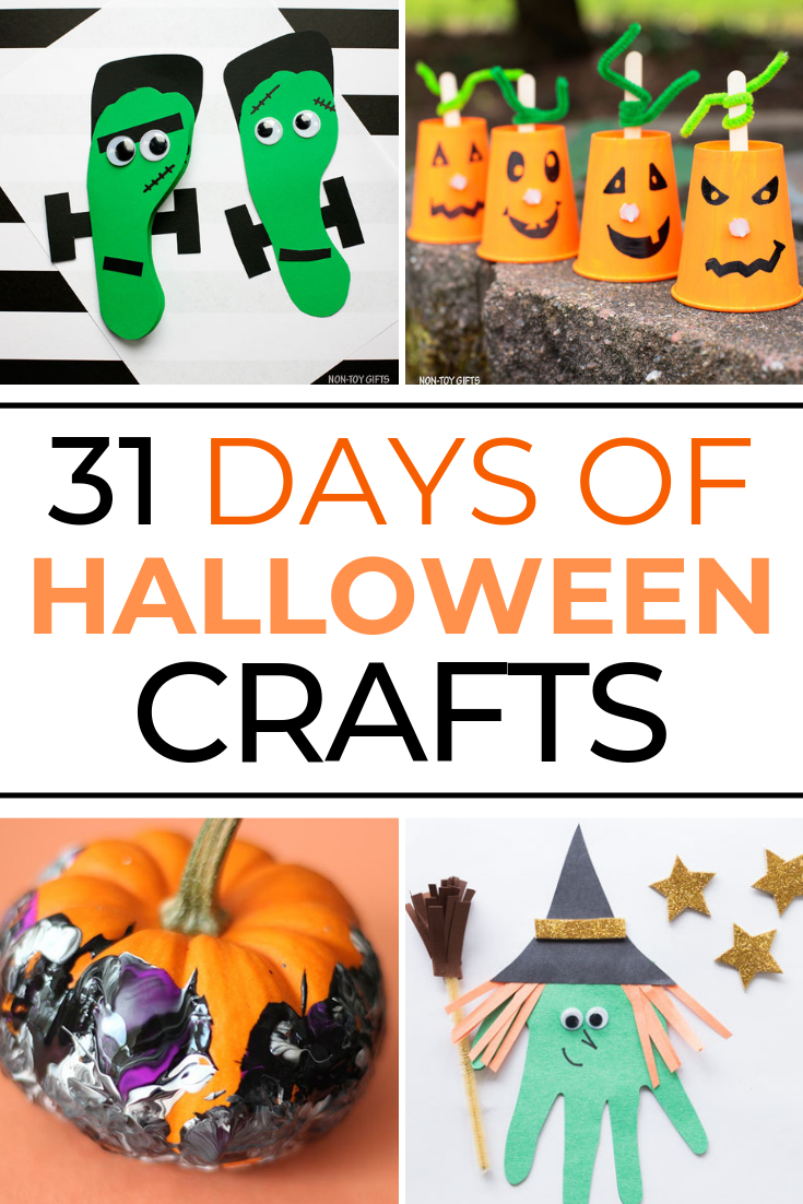 31 Days Of Halloween Crafts For Kids - But First, Joy