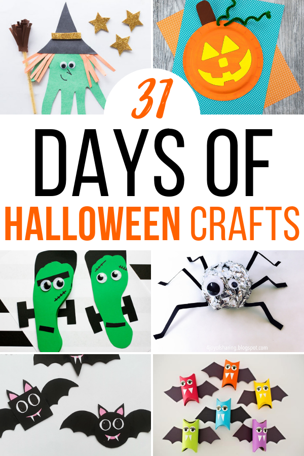 31 Days of Halloween Crafts for Kids - But First, Joy