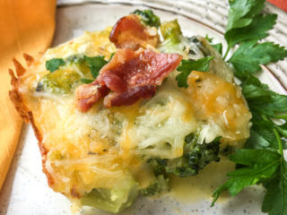Broccoli Bacon Keto Breakfast Casserole Recipe
