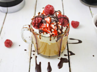 Chocolate Raspberry Dessert Coffee Recipe