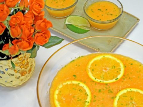 Image for Chilled Cantaloupe Soup Recipe