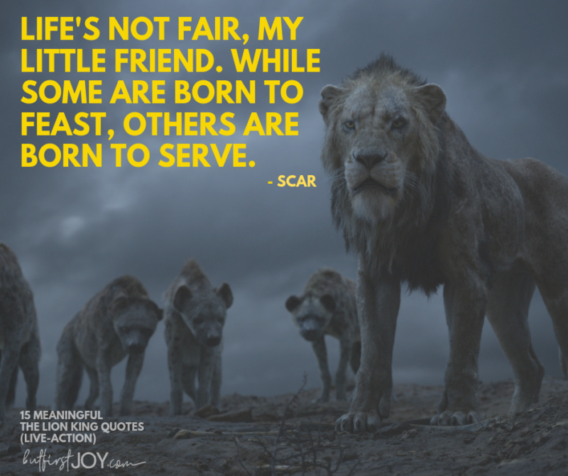 lion king quotes about life