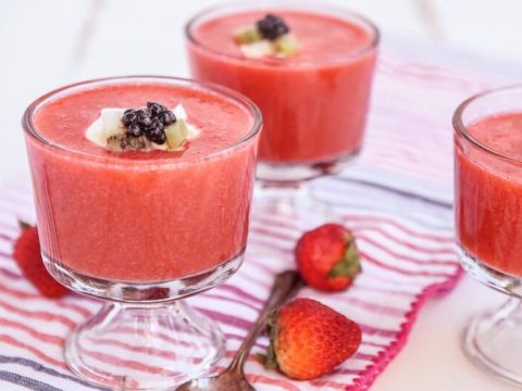Image for Easy Strawberry Soup Recipe