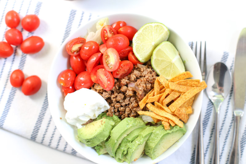 Are you looking for a quick, easy, and appetizing Keto meal for lunch or dinner this week? Try this quick Keto Taco Salad Recipe.