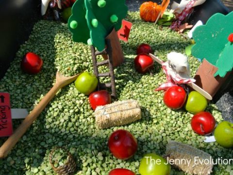 Image for Fall Farm Sensory Bin for Preschool