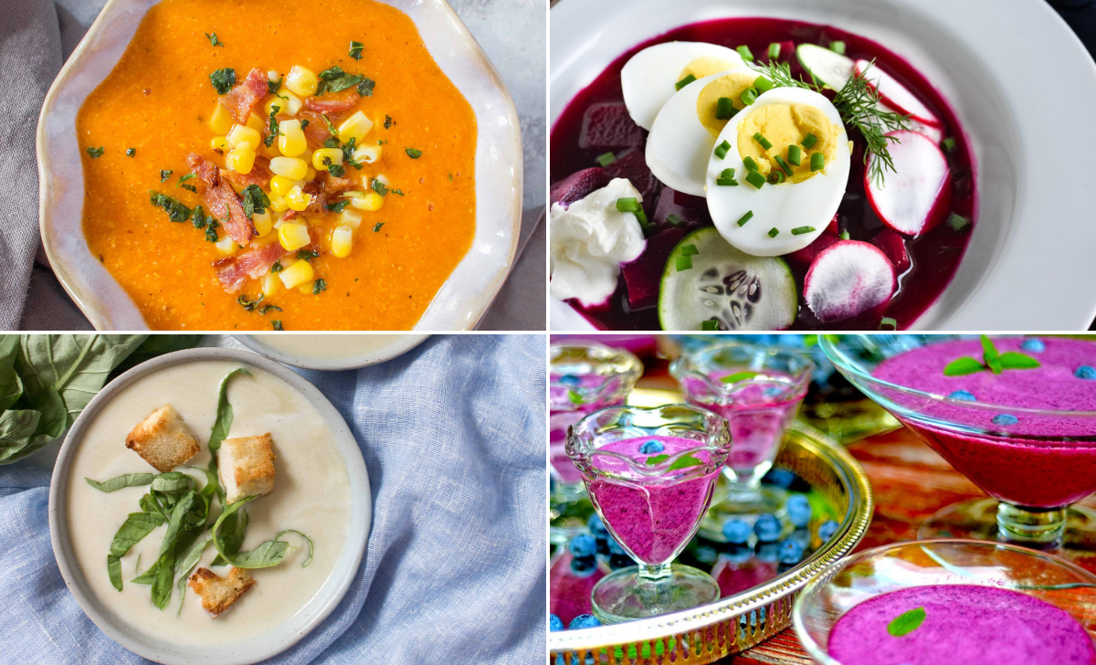What better way to cool off than with a few of the best cold summer soup recipes on the planet! These easy recipes are great for the whole family.