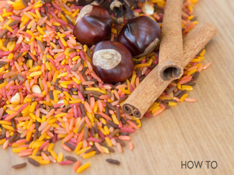 Image for Fall Sensory Color Rice Bin