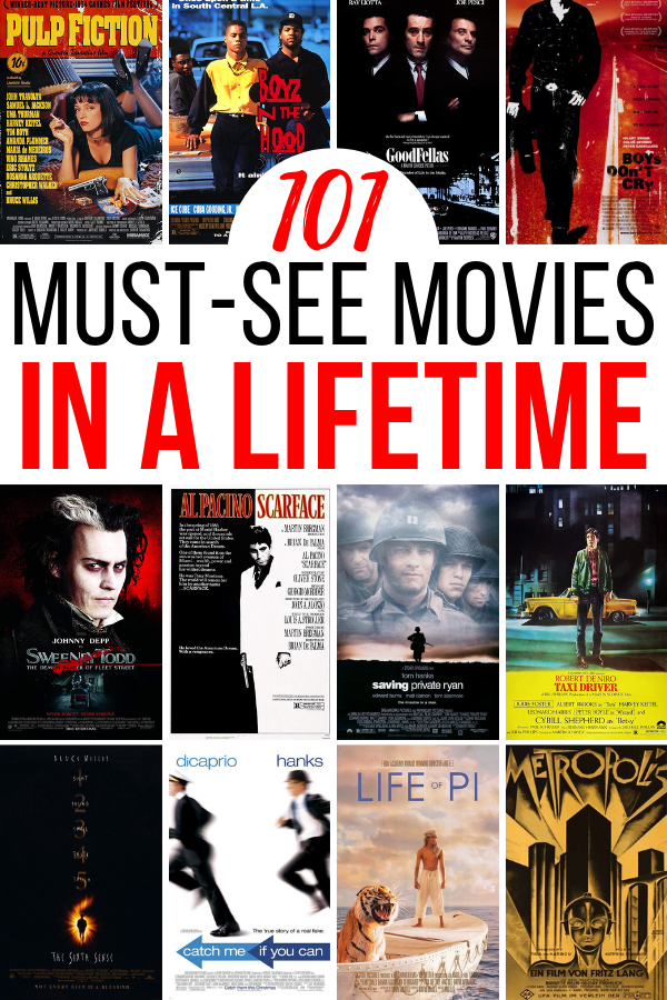 101 Movies To Watch Before You Die List