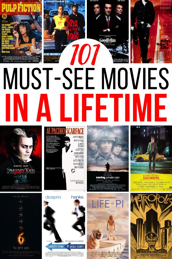 You don’t have to be a movie geek to enjoy these masterpieces. So, the next time you’re stuck inside on a rainy day, hop onto Netflix, Hulu, or Amazon and pick a film to familiarize yourself with.  (101 movies to watch in a lifetime)