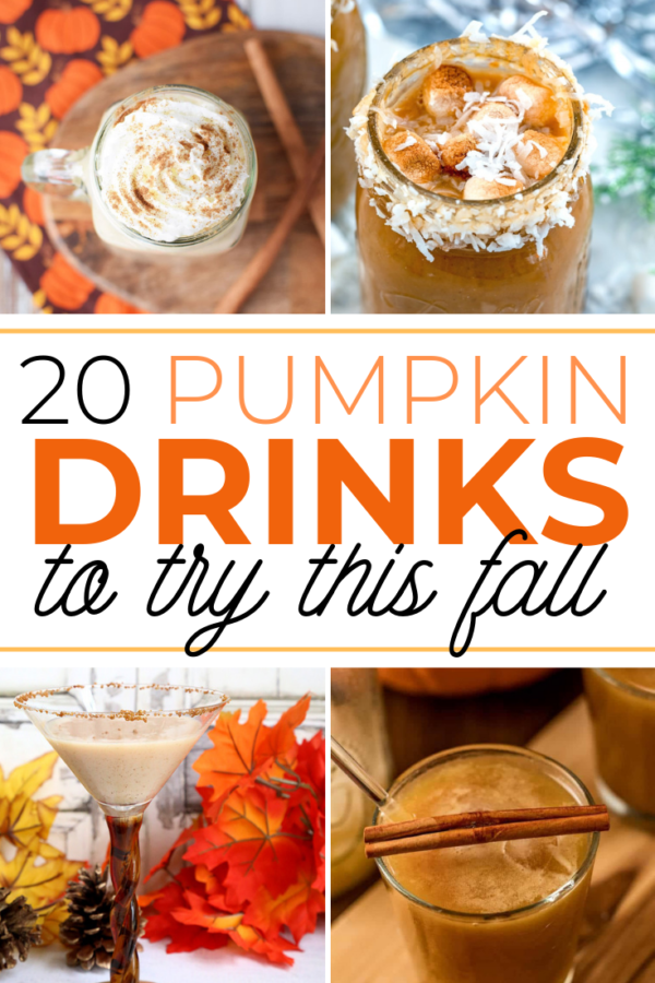 These pumpkin drinks are sure to get you in the spirit of fall!