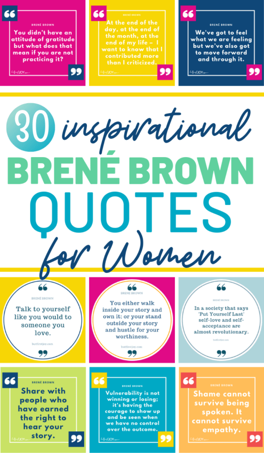 These are the Most Inspirational Brené Brown Quotes from her Ted Talks, Audibles, Books, and Talks! Find out who Brené Brown and where she's speaking next. #BreneBrown