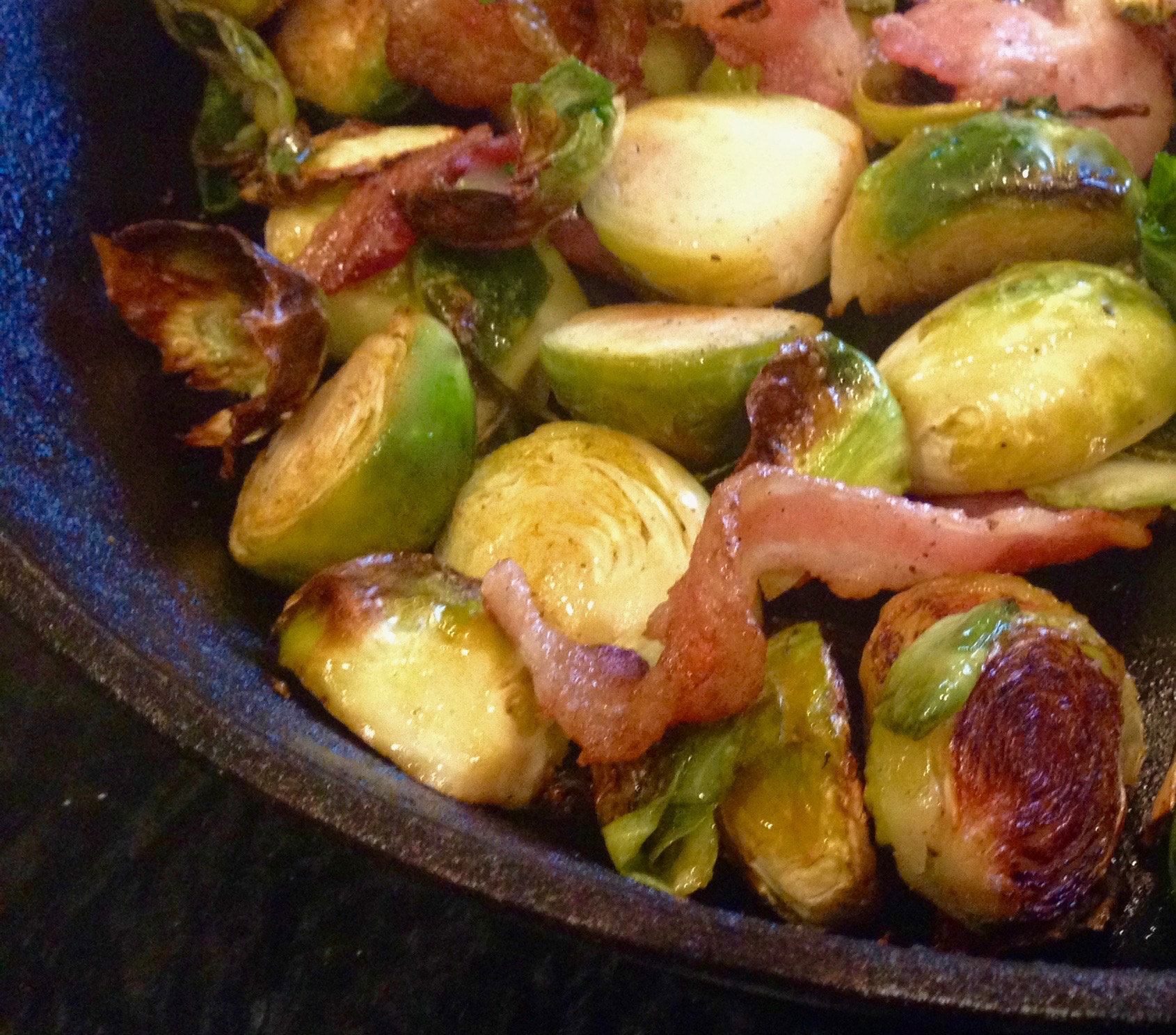 Keto Brussel Sprouts With Bacon Recipe But First, Joy