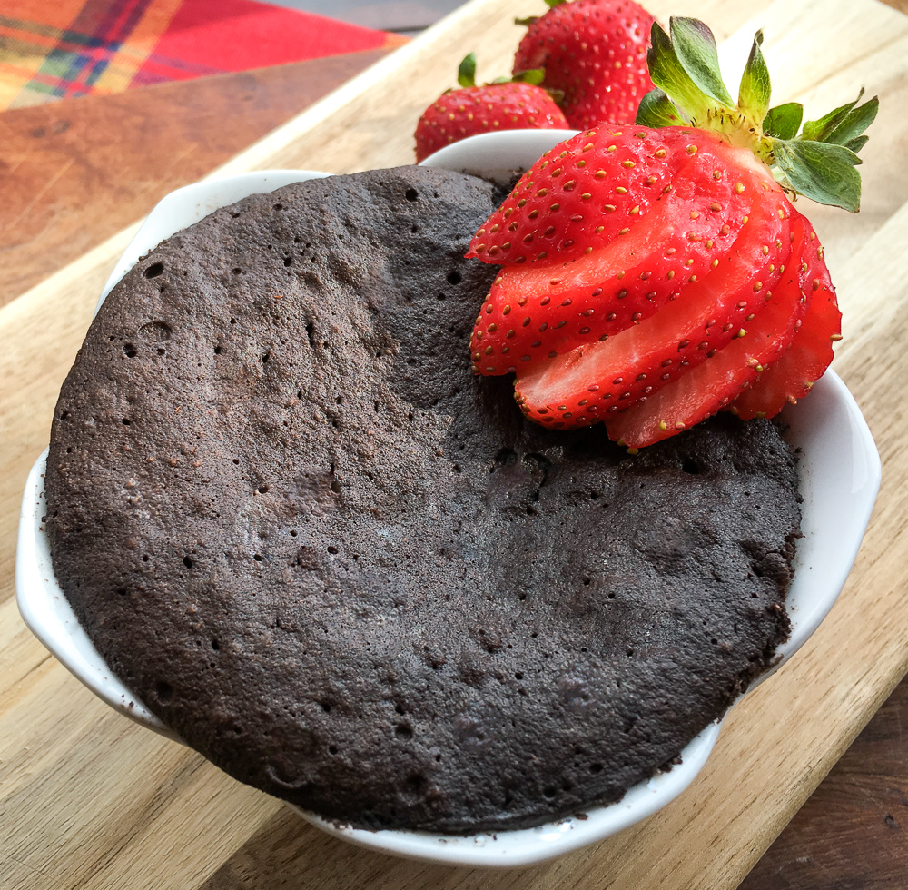 Microwave Keto Chocolate Mug Cake Recipe But First Joy