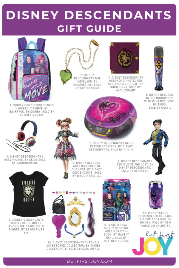 These are the best Disney Descendants gifts for super fans of the Disney channel movie series. All gifts can be purchased right on Amazon.