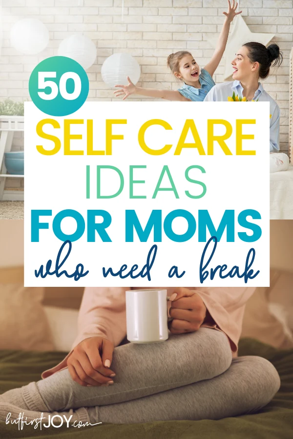It's important for mothers to invest in themselves in order to be a happy mom. With this long list of self care ideas for moms – she can do just that.
