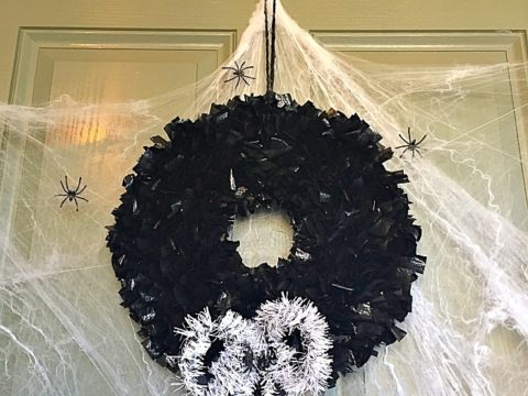 Image for Dollar Store Halloween Wreath&nbsp;