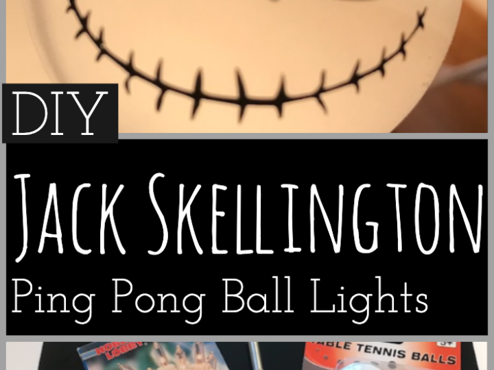 Image for DIY Jack Skellington Ping Pong Ball Lights