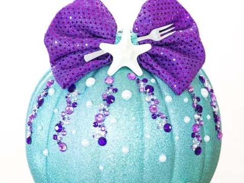 Image for DIY No-Carve Little Mermaid Pumpkin