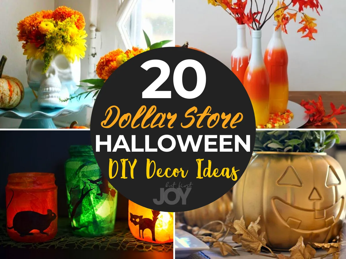 These DIY Dollar Store Halloween Decor ideas are the perfect way to decorate on a budget. You can even get the kids involved!