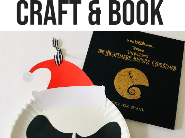 Image for Jack Skellington Paper Plate Craft and Book