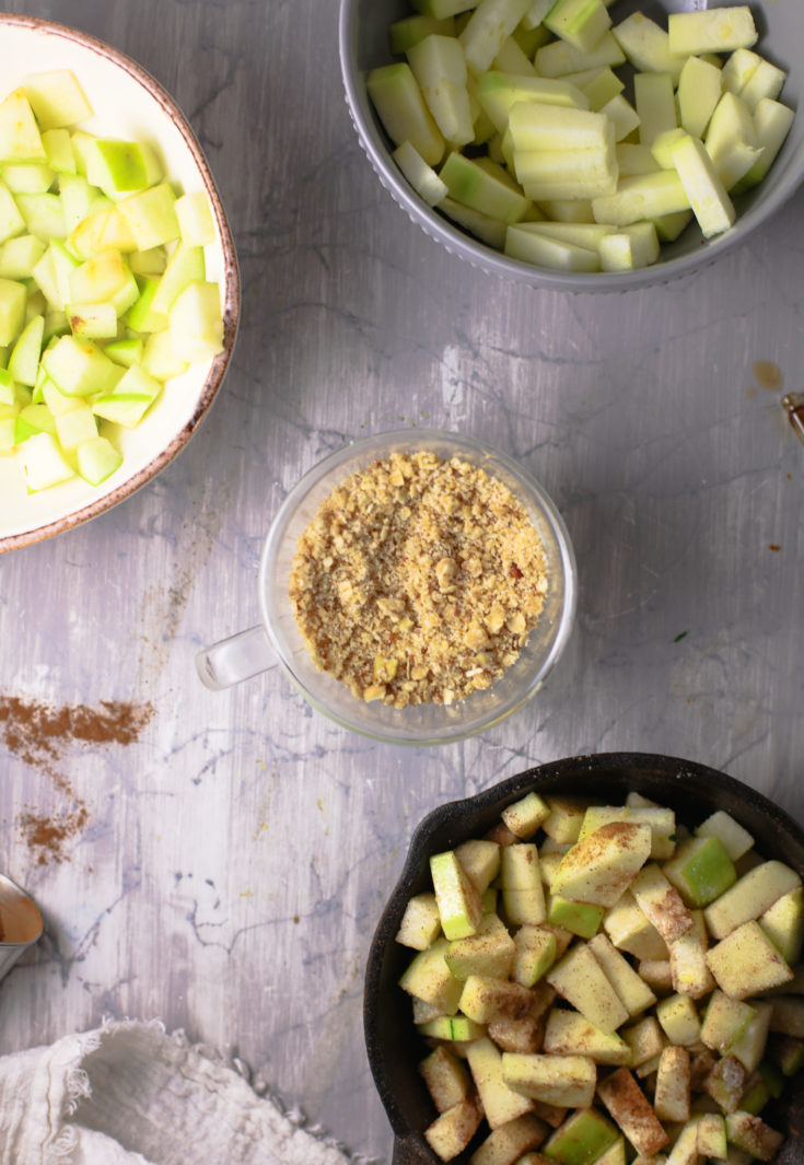 LowCarb Apple Crisp Recipe But First, Joy