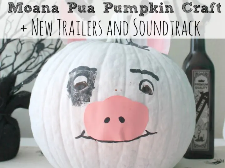 Image for Moana Pua Pumpkin Craft&nbsp;