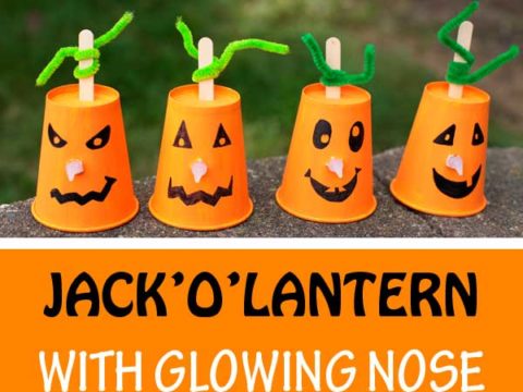 Image for Paper cup Jack&rsquo;O&rsquo;Lantern craft