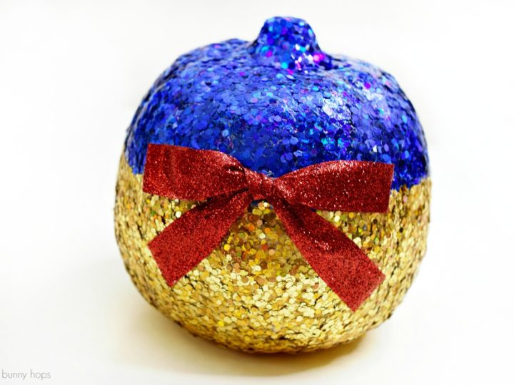 Image for Glittery Snow White Pumpkin