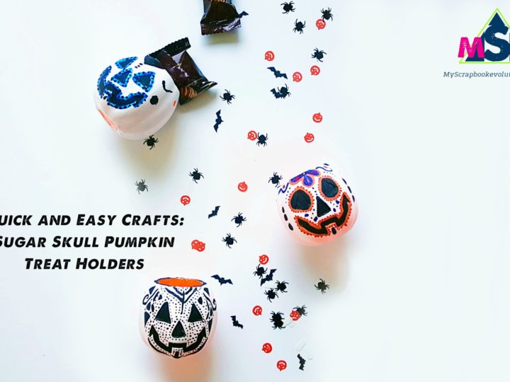 Image for Sugar Skull Pumpkin Treat Holders