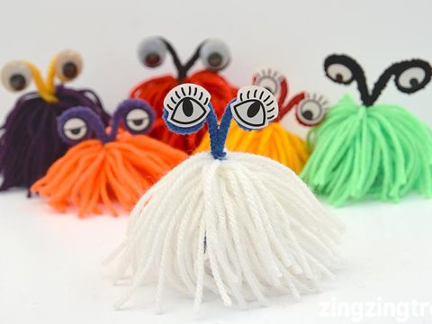 Image for Learn How To Make These Easy Mischievous Yarn Monsters