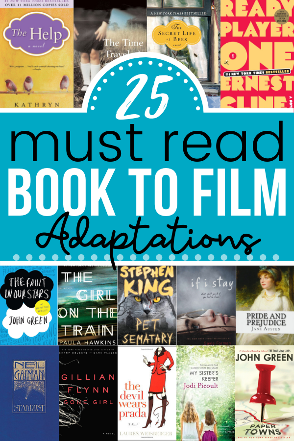 Book To Film Adaptations 25 Books You Must Read But First, Joy