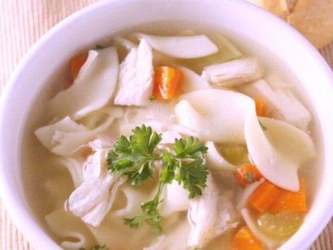 Image for 16. CopyCat Panera Bread Chicken Noodle Soup Recipe