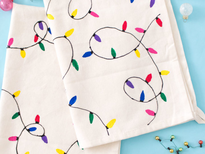 Image for DIY Christmas Light Towels