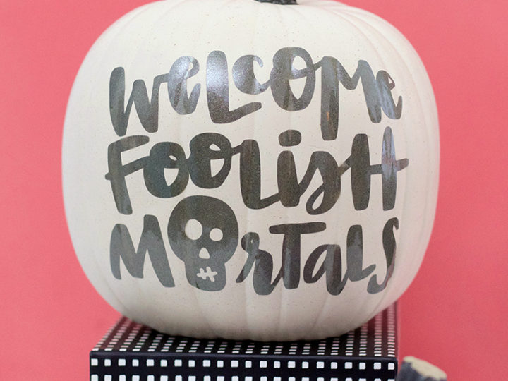 Image for Haunted Mansion Inspired Pumpkin Craft - Free SVG Cut File
