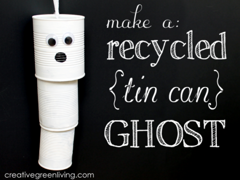 Image for How to Make a Tin Can Ghost Wind Chime