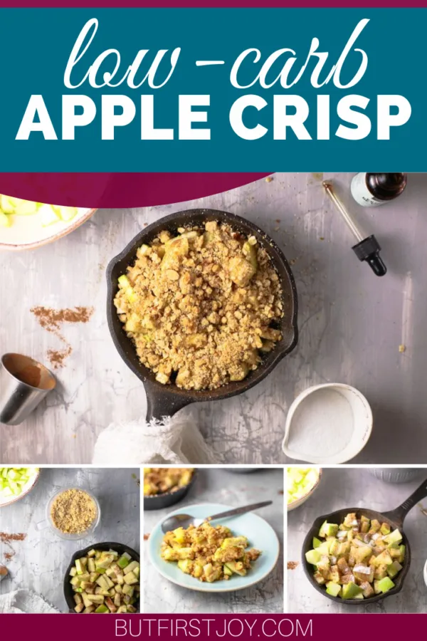 You won’t believe what’s in this Low-Carb Apple Crisp! This isn’t your traditional Apple crisp recipe as it includes a very special Keto-friendly ingredient that will absolutely blow your mind! #lowcarblife #ketolifestyle