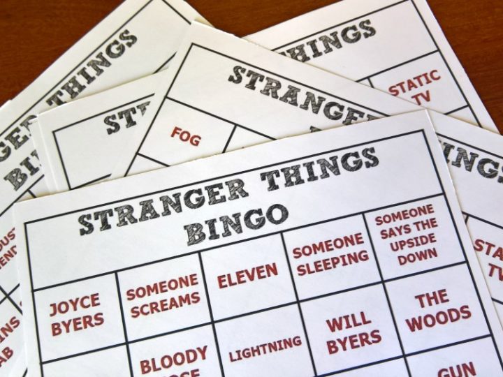 Image for Printable Stranger Things Bingo Cards