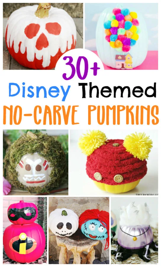 DIY Disney Pumpkins for Halloween